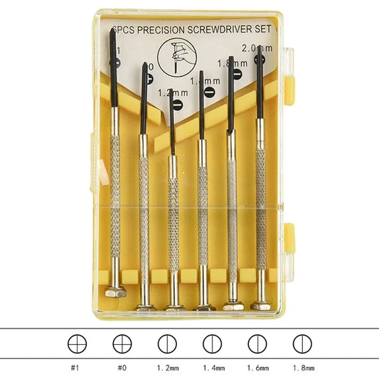 Precision Screwdriver Set (6Pcs) (2 types of sets available) Habicare