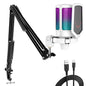 FIFINE USB Gaming Microphone Kit - Elevate Your Streaming Experience with Crystal Clear Sound