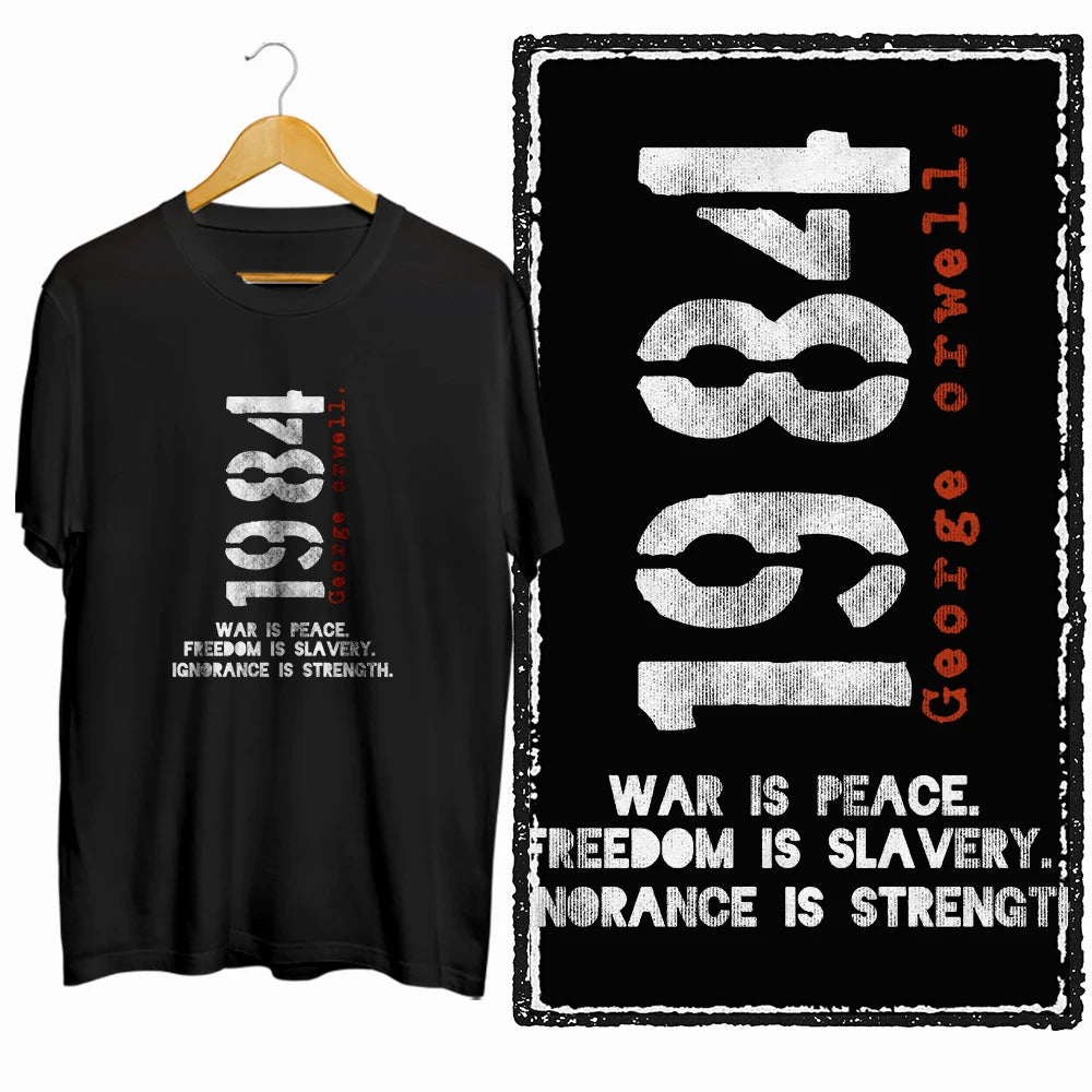 COOLMIND X0014 1984 Vintage Graphic Cotton Tee
