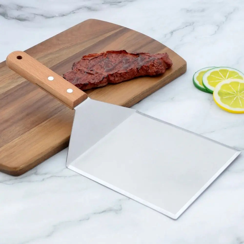 Square Grill Spatula with Anti-scald Handle