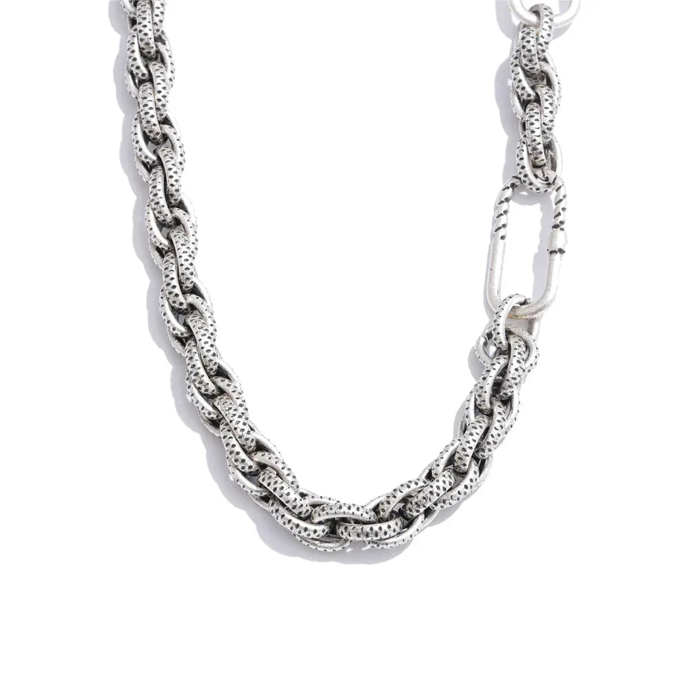 55cm Fashion Classic Stainless Steel Metal Chain Necklace - ShopHub