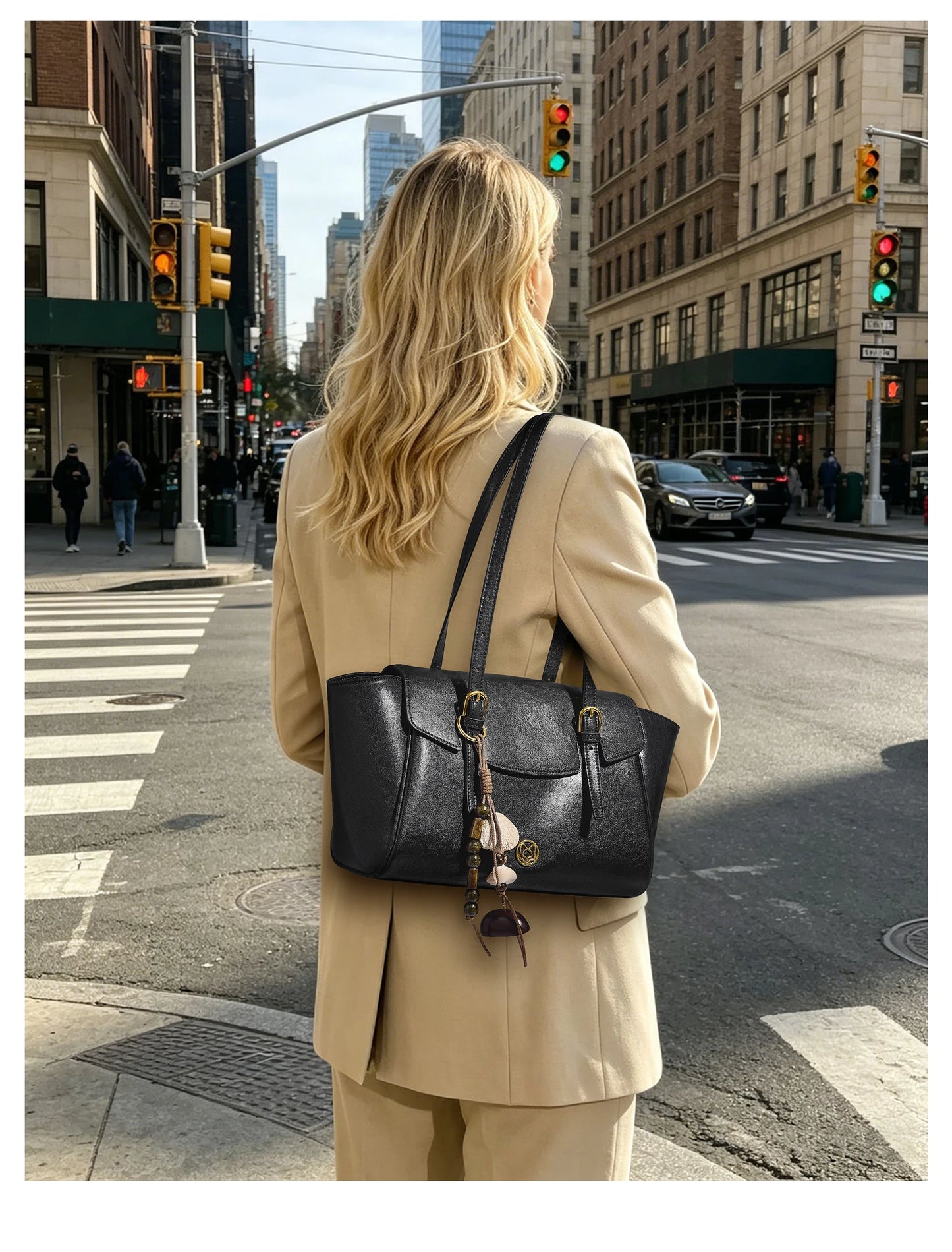 FOXER Genuine Leather Handbag