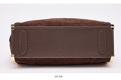 FOXER Vintage Suede Shoulder Bag