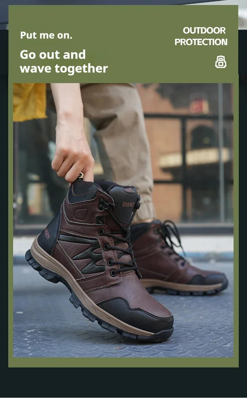 Kankeirr Waterproof Man's Safety Boots - ShopHub