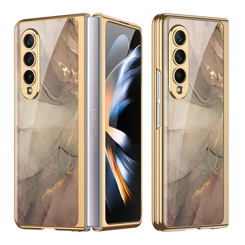 GKK Luxury Plating Frame Case for Galaxy Z Fold 3,4 & 5 - ShopHub