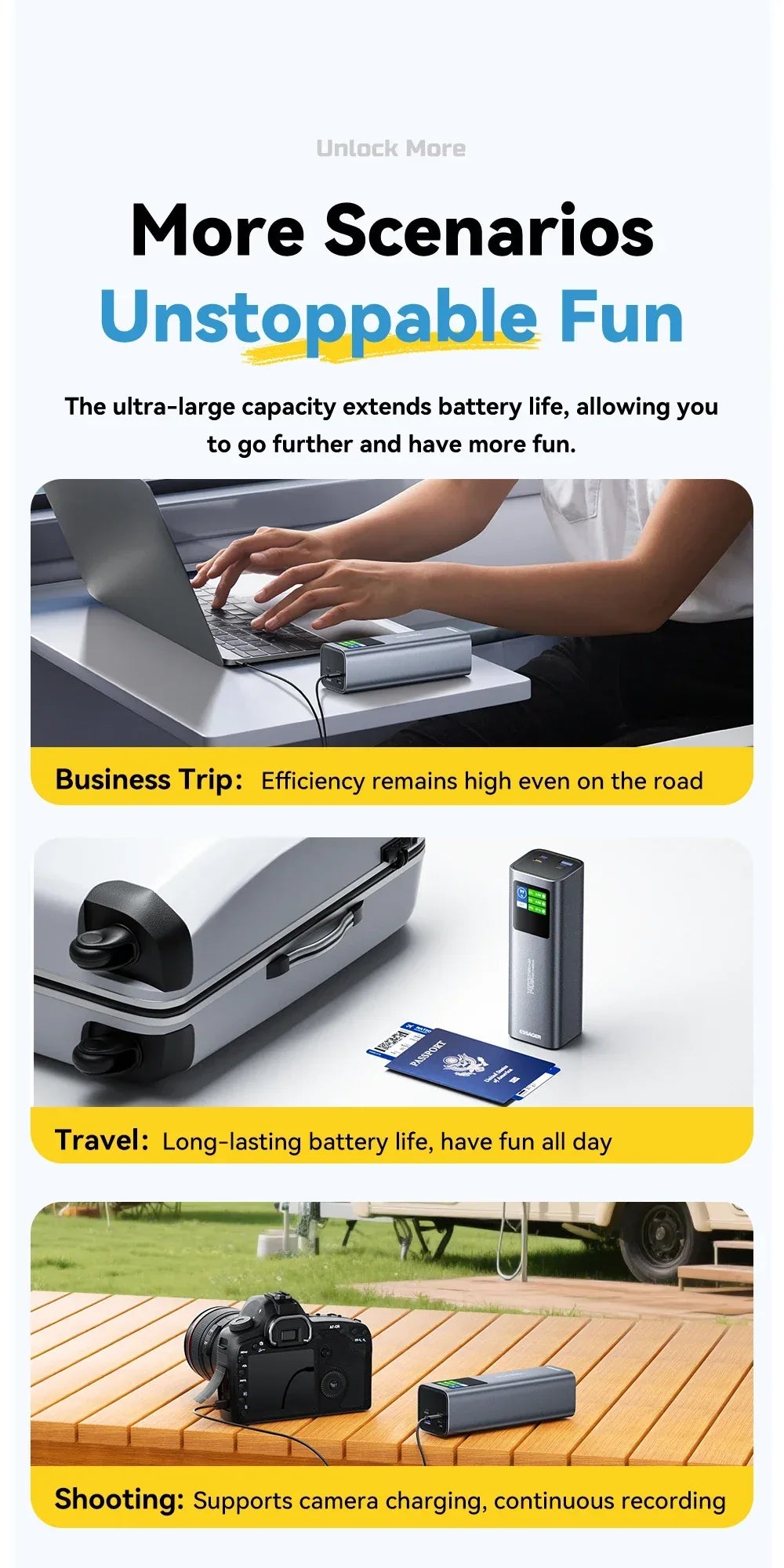 ESSAGER 140W Power Bank - ShopHub