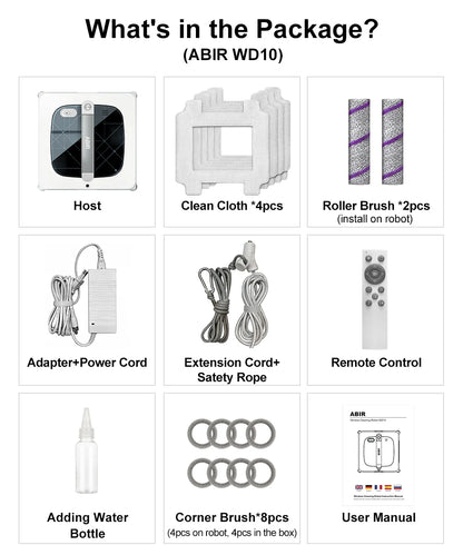 The ABIR WD10 Robot Window Cleaner