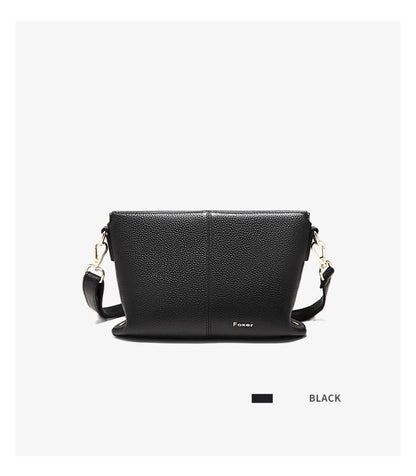 FOXER Lady's Shoulder Bag Cowhide Leather 2026 New Cross Body Bag Commute Work Handbag Casual Cellphone Purse