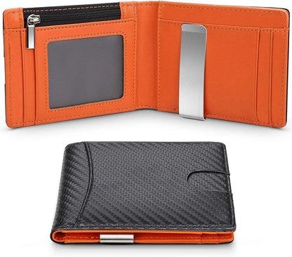 DIENQI Carbon Fiber RFID Slim Wallet