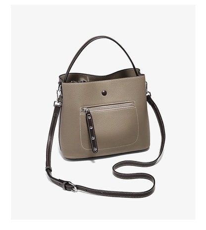 FOXER New Lady's Handbag Fashion 2026 Spring Summer Genuine Leather Casual Women Tote Bag Large Capacity Crossbody Shoulder Bag