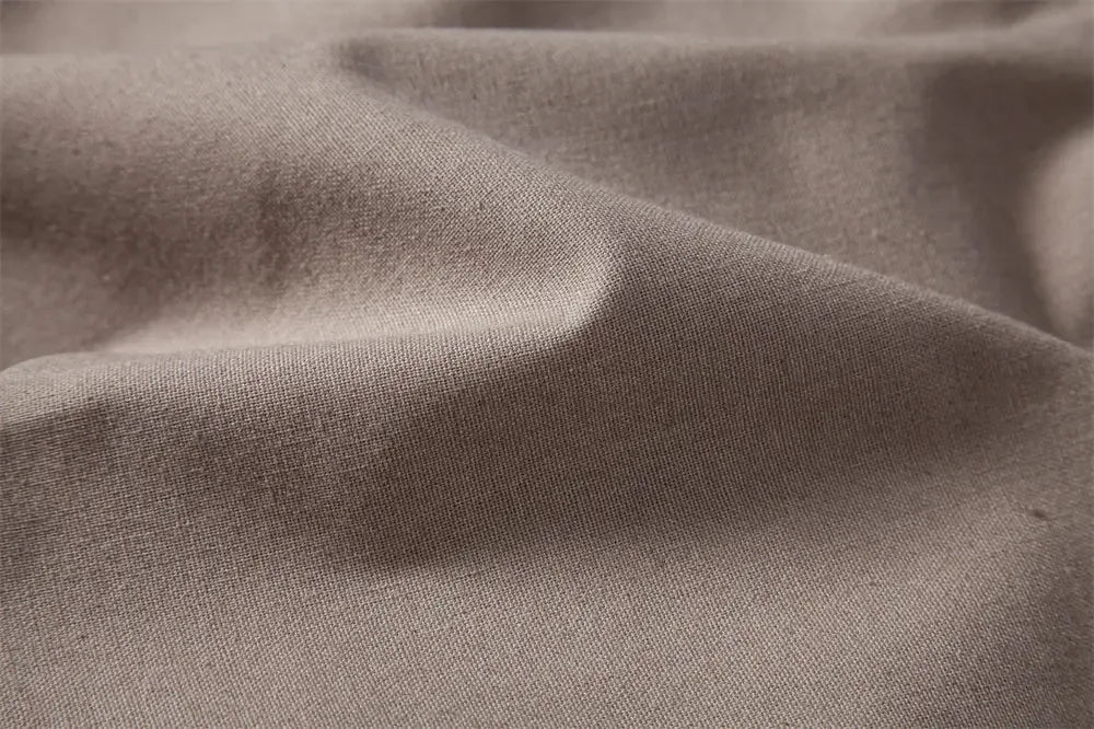 AIOPESON Men's Solid Colour Linen Long Pants - ShopHub