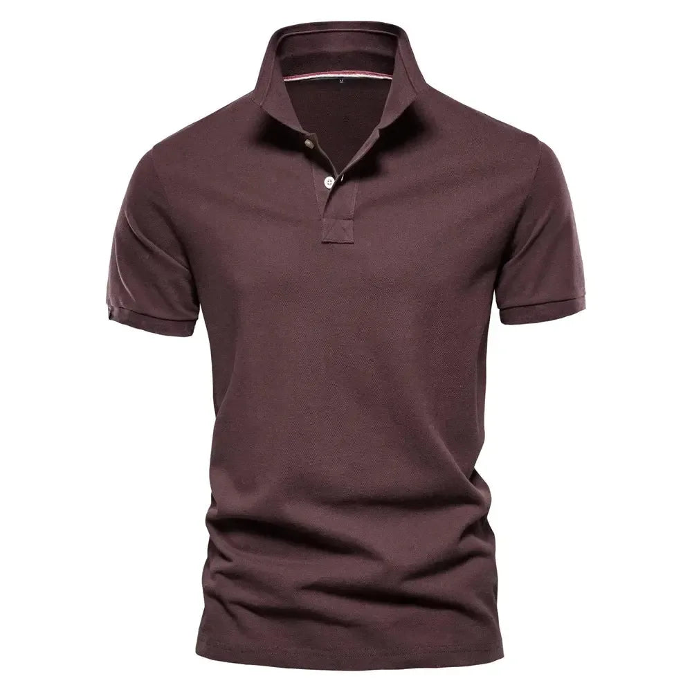 AIOPESON Men's Cotton Polos - ShopHub
