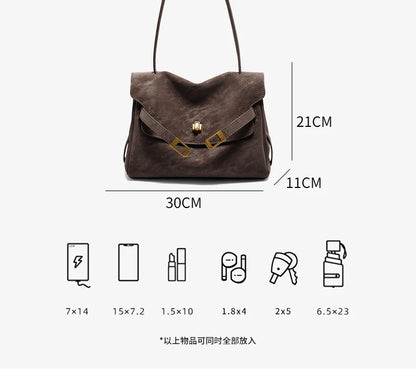 FOXER Women's Leather Shoulder Tote Bag