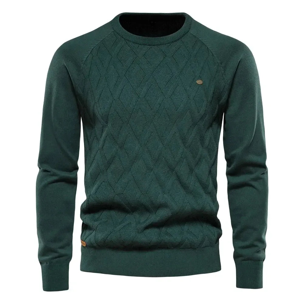 AIOPESON Argyle Basic Men Sweaters - ShopHub
