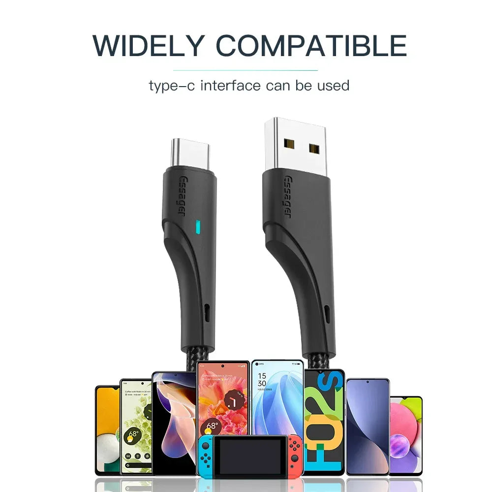 Essager USB Type C Cable for Samsung, Xiaomi, Huawei - ShopHub