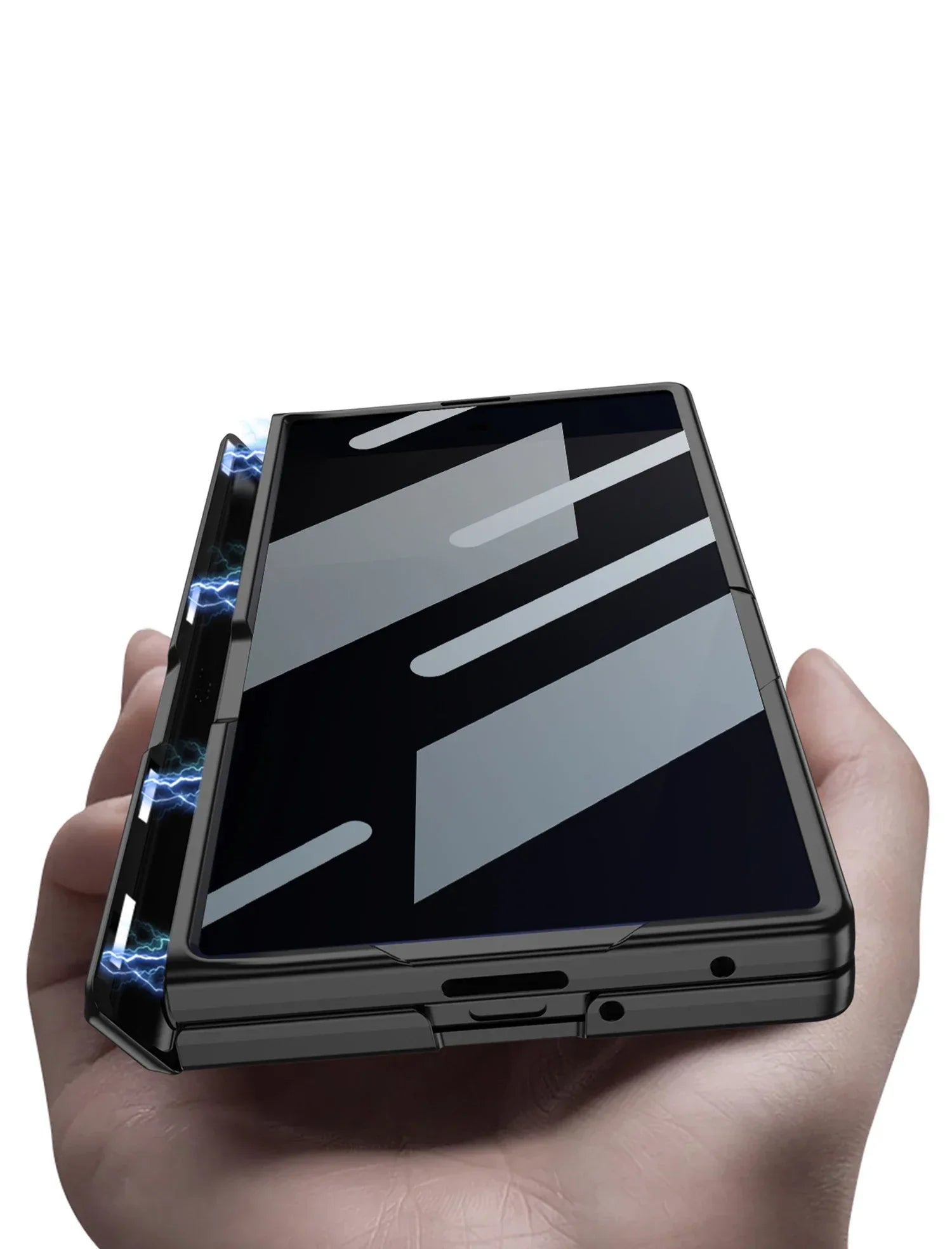 GKK Magnetic Hinge Anti-Peek Glass Case for Samsung Galaxy Z Fold 7 & 6 - ShopHub