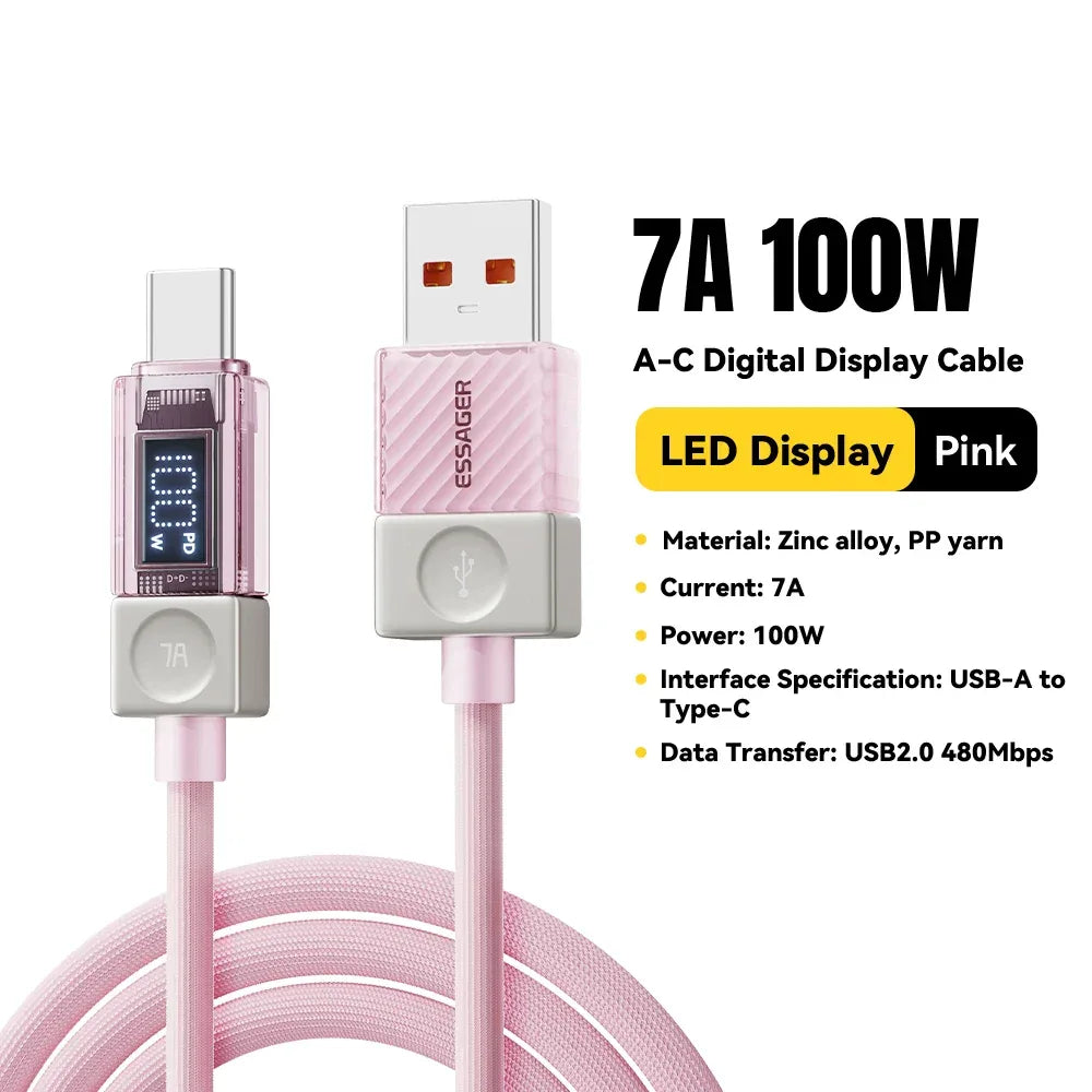 Essager 240W USB Type C Cable - ShopHub