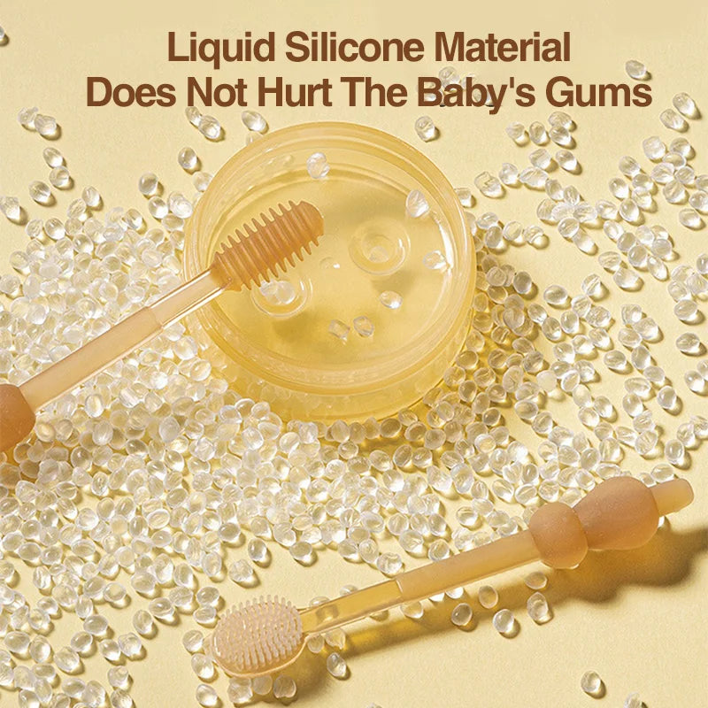 Dr.Isla 3-In-1 Baby Silicone Tongue Brush