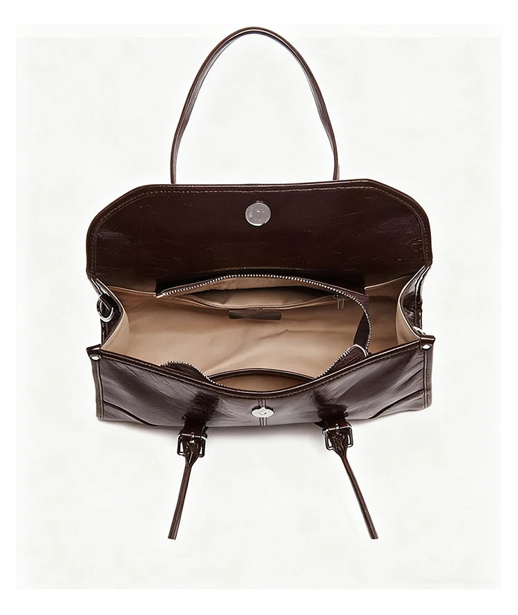 FOXER Women's Genuine Leather Shoulder Bag