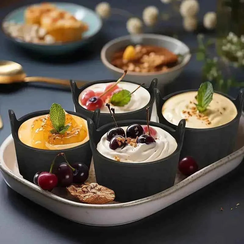 Air Fryer and Steamer-Specific Non-Stick Baking Molds - Easy Demolding for Cakes and Cupcakes - Reusable and Dishwasher Safe