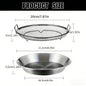 Stainless Steel Oil Filter Tray with Handle, 20cm Strainer Basket for Frying