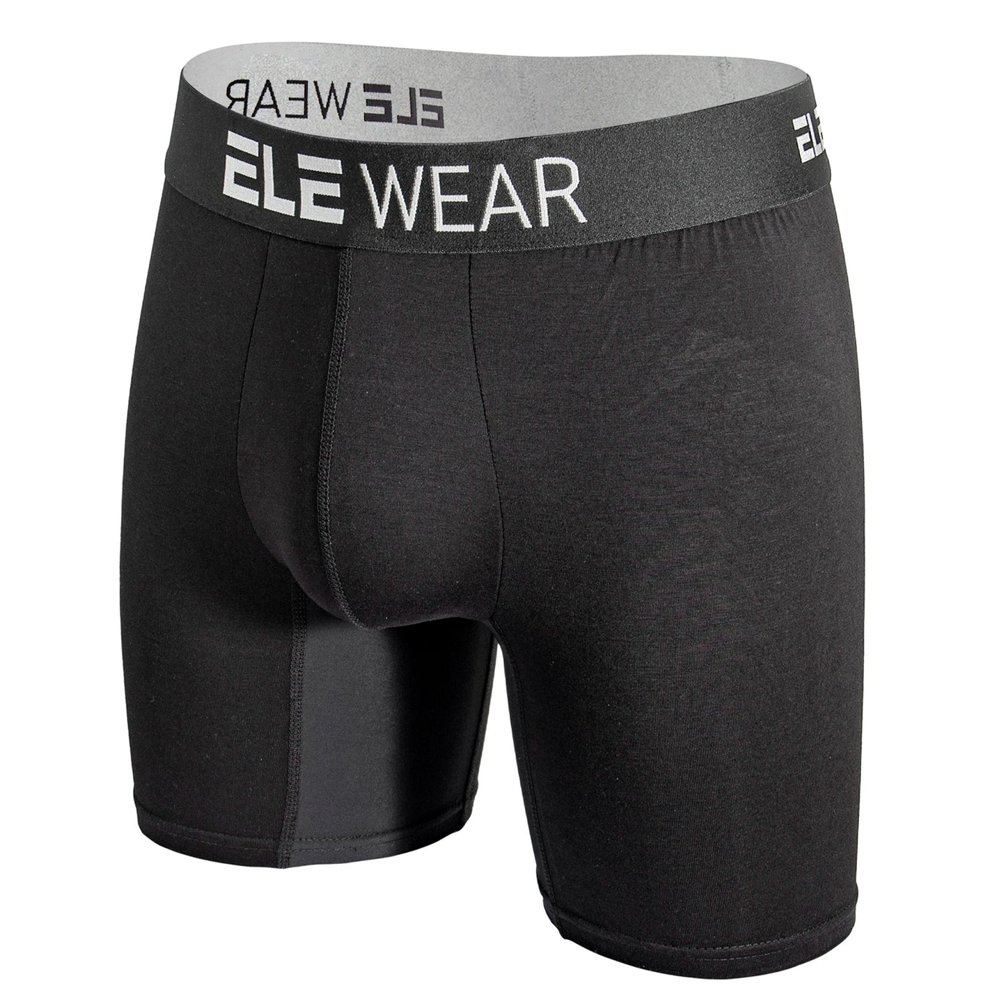 Men's Bamboo Boxer Briefs for Men - Long Sports Underwear, Moisture-Wicking