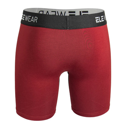 Men's Bamboo Boxer Briefs for Men - Long Sports Underwear, Moisture-Wicking
