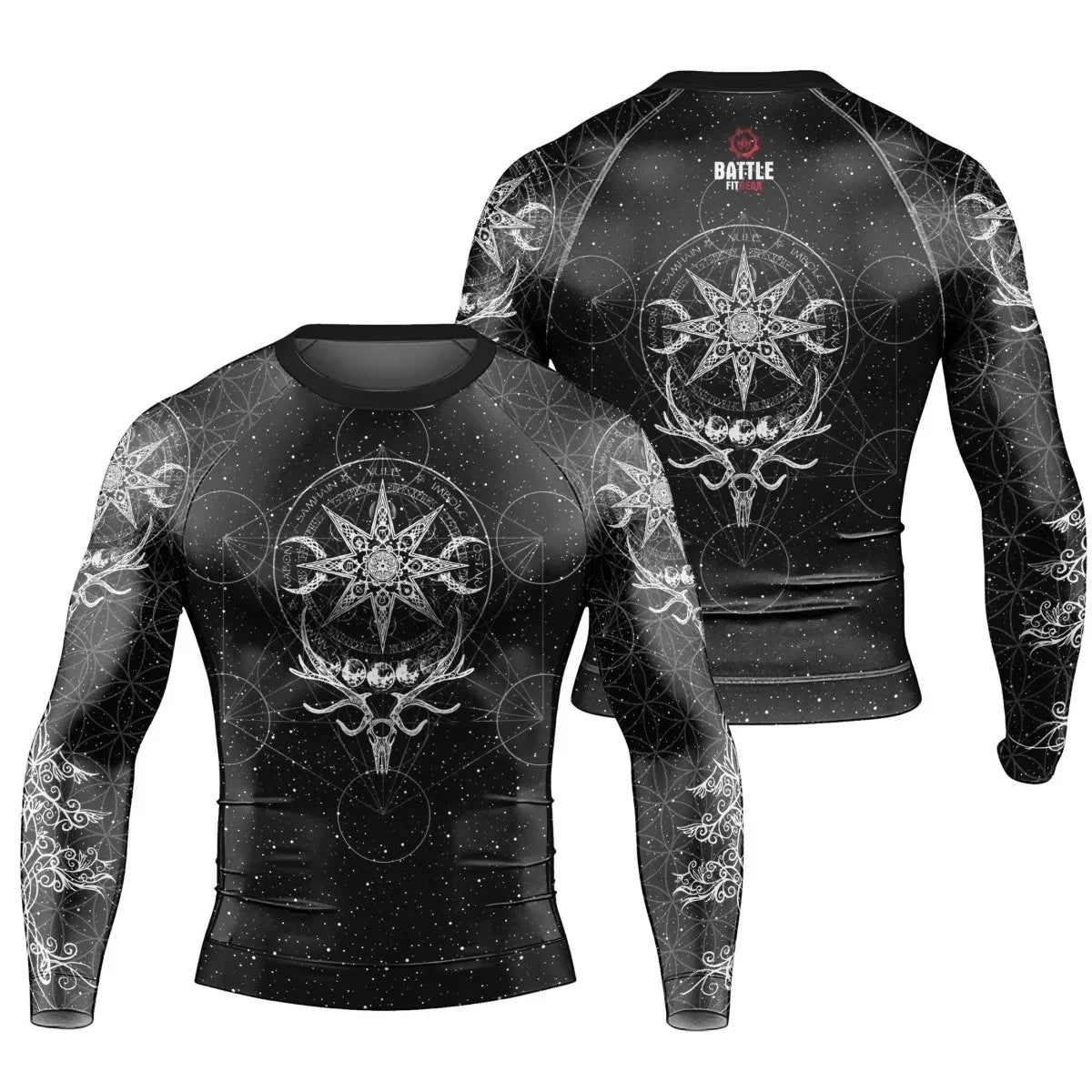 I Have A Dream Viking UPF50+ Compression Shirt for Men - Vintage Quick Dry Long Sleeve for Fitness and Fishing