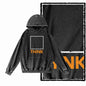 Think Outside the Box Acid-Washed Black Graphic Hoodie