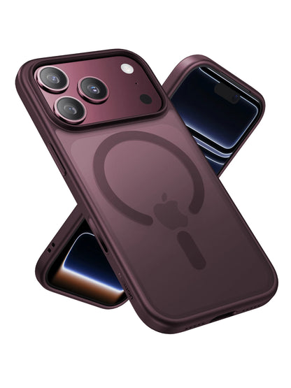 UGREEN Claret Magnetic Case for iPhone 18 17 Pro Max Case Shockproof Cover for iPhone 17 Pro Max 18pro Macsafe TPU Cases 2026