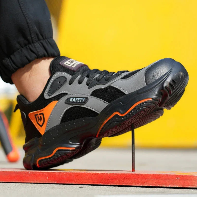 Unisex Safety Shoes Featuring Anti-Smash Steel Toe Protection - ShopHub
