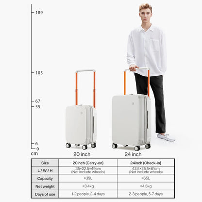 Mixi Wide Handle Travel Trolley Case