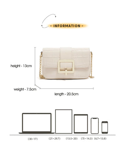FOXER Split Leather Fashion Women Shoulder Bag Lady Crossbody Handbag Gift for Wife, Girlfriend