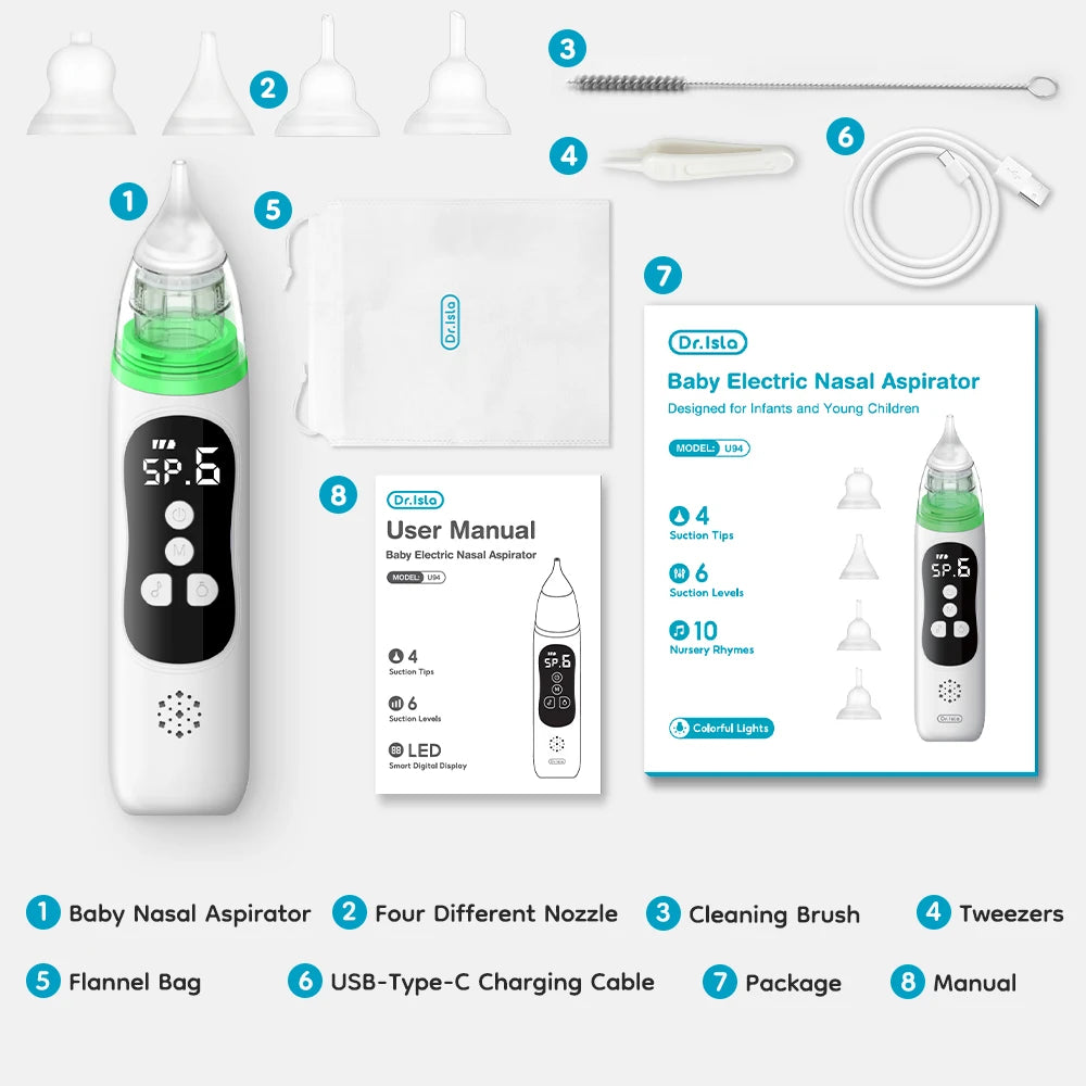 MAMIJOY Baby Electric Nasal Aspirator