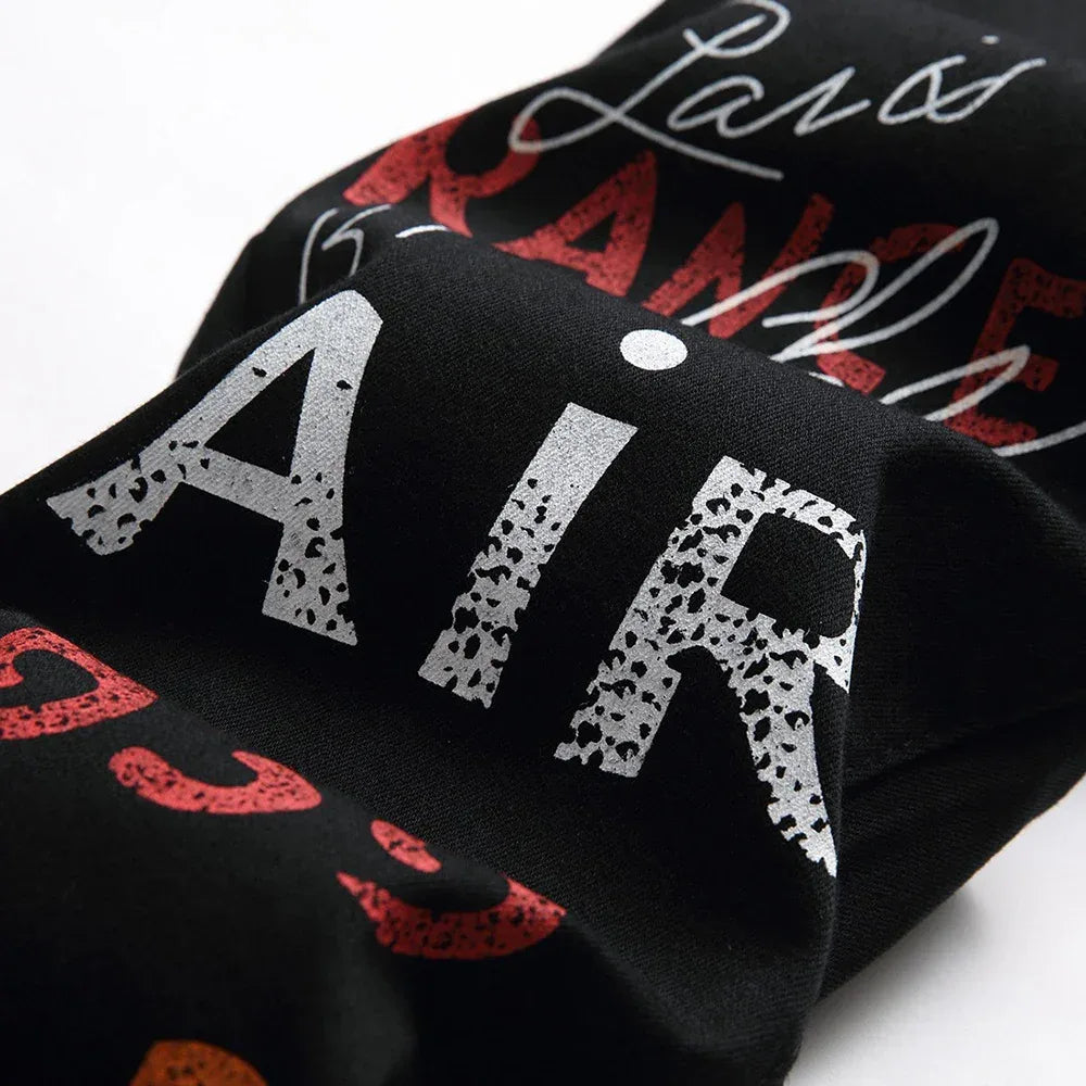 Men's Stylish Jeans Featuring Unique Letter Prints and patterns - ShopHub