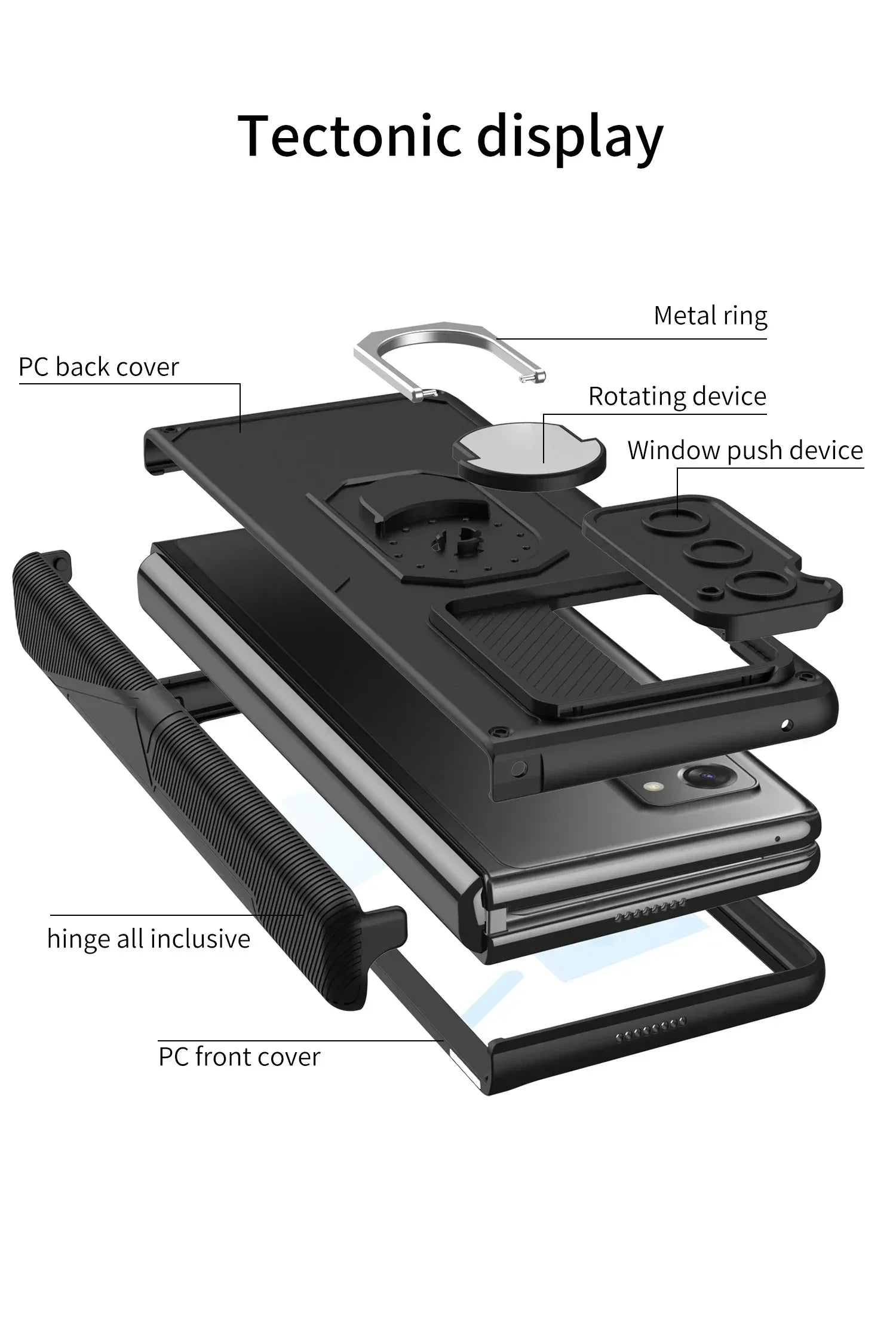 GKK Magnetic Hinge Armor Plastic Case for Galaxy Z Fold 2 - ShopHub