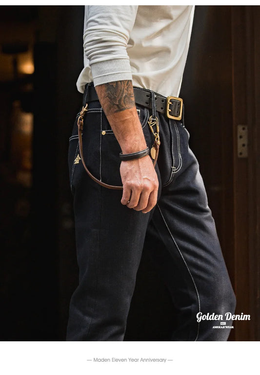 Maden Vintage Embroidered Denim Jeans