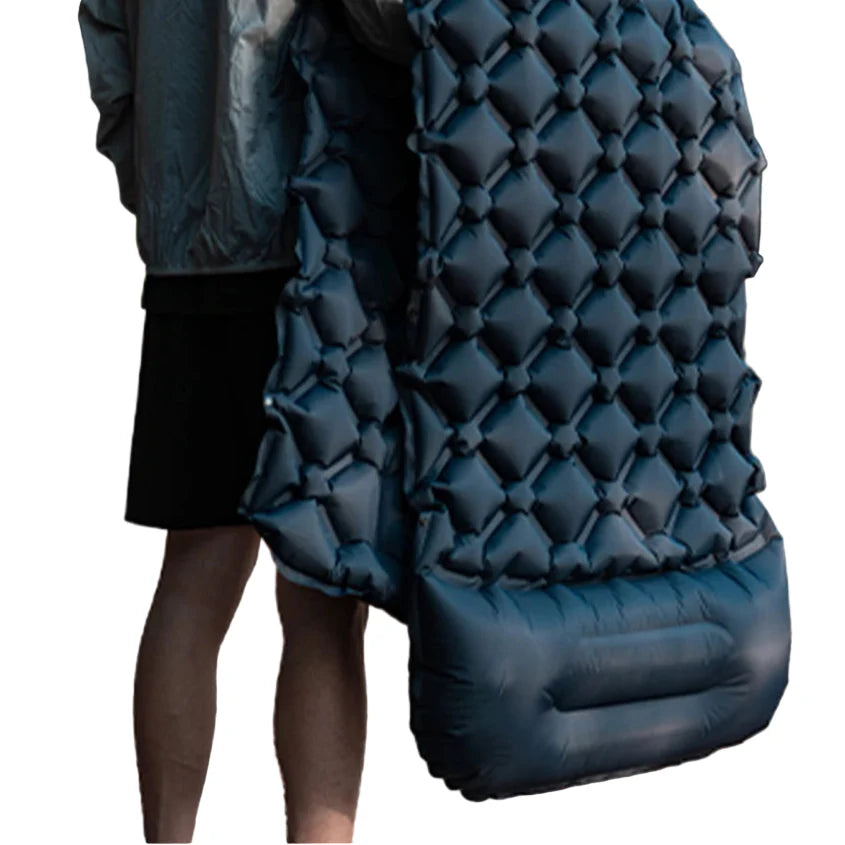 Inflatable Camping Mat with Pillow – Self-Inflating Mattress Habicare