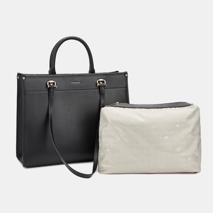 FOXER Luxury Large Capacity Tote Bag for Women