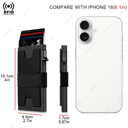 Aluminium Card Holder Rfid Blocking Wallet