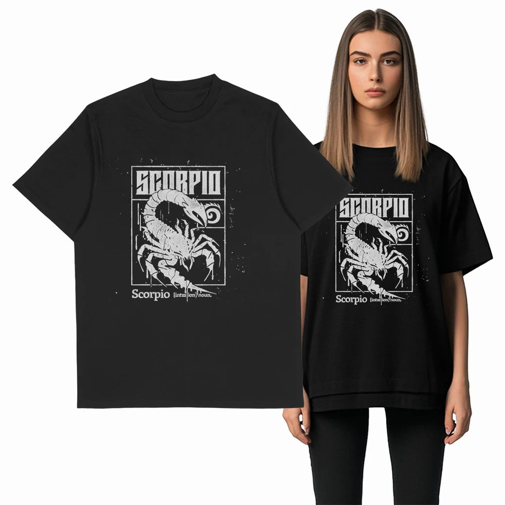 COOLMIND Unisex Scorpio Graphic Cotton T-Shirt