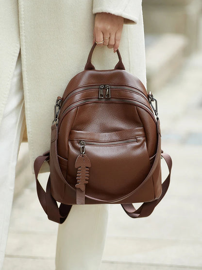 ZOOLER 100% Real Leather Backpack