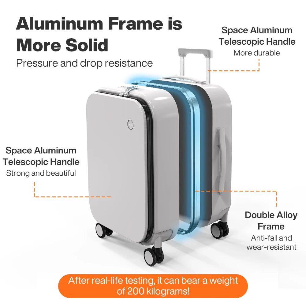 Mixi Premium Polycarbonate Rolling Suitcase