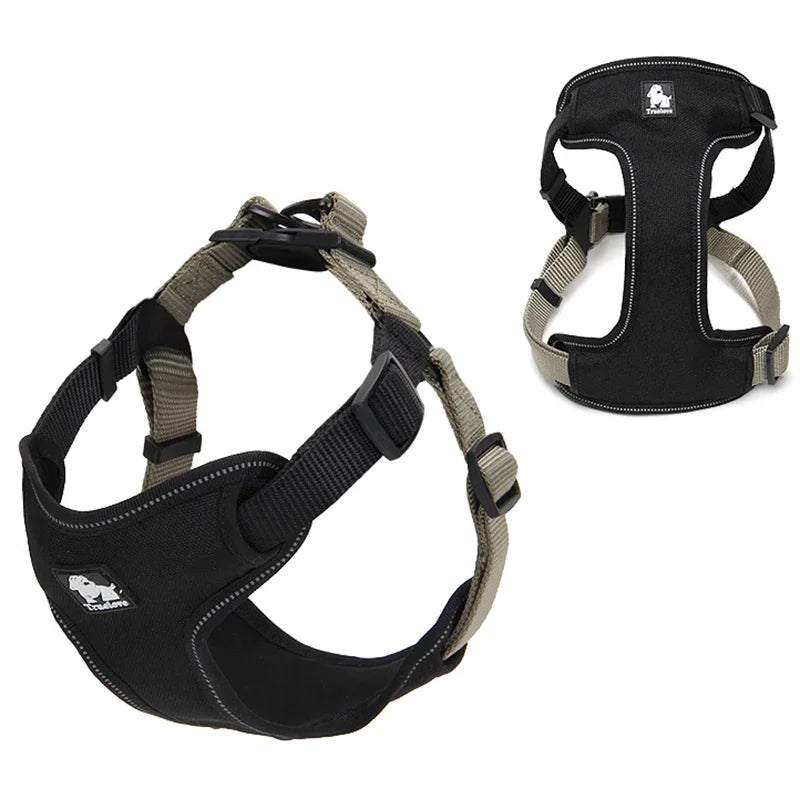 Truelove Padded Reflective Dog Harness Vest Pet Step in Harness Adjustable No Pulling Pet Harnesses for Small Medium Dog TLH5951