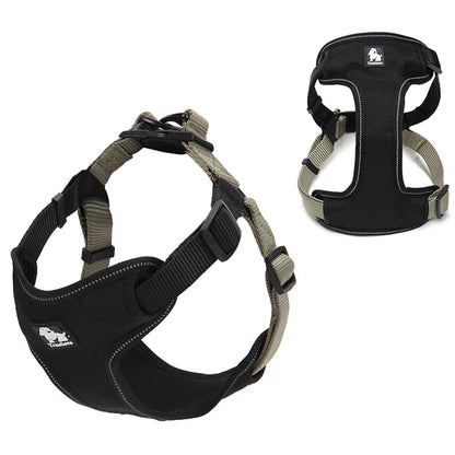 Truelove Padded Reflective Dog Harness Vest Pet Step in Harness Adjustable No Pulling Pet Harnesses for Small Medium Dog TLH5951