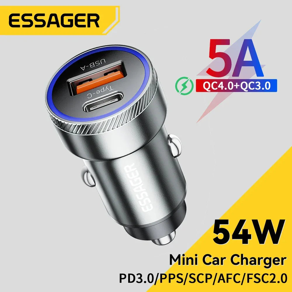 Essager 54W USB Car Charger - ShopHub