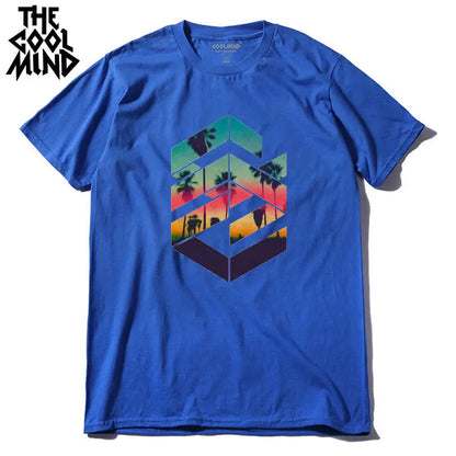 COOLMIND Printed Cotton T-Shirt | Men's Relaxed Style