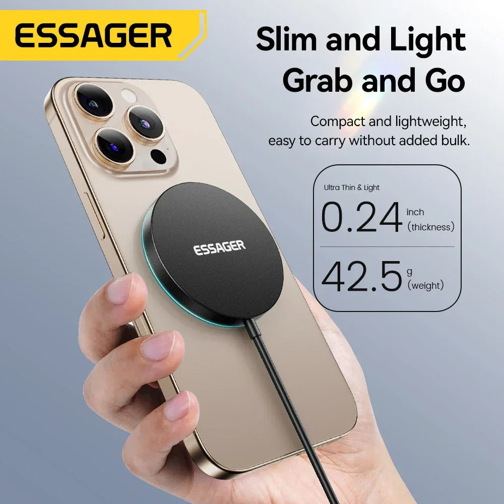 Essager 15W Magnetic Wireless Charger - ShopHub