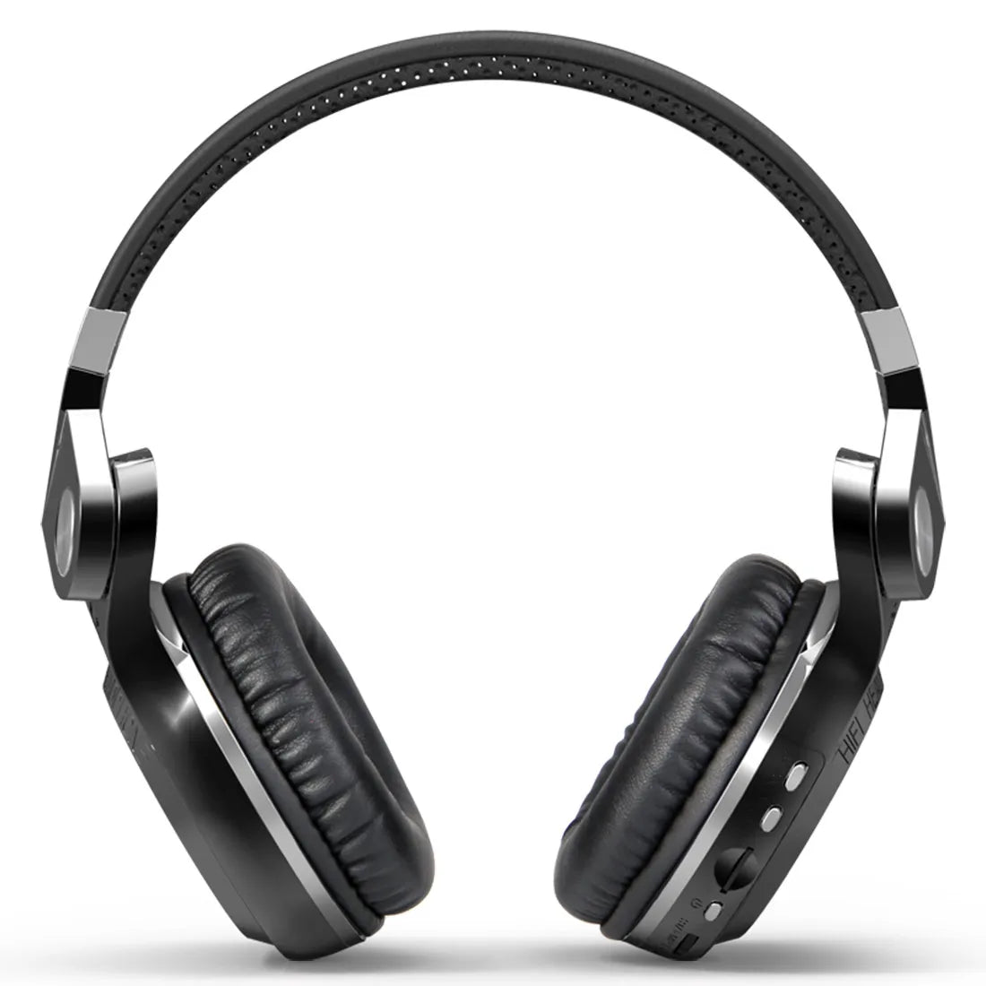 Bluetooth T2+ Headphone Wireless Foldable Sports Earphone with HIFI Sound, 57mm Strong Bass, and SD Card Slot