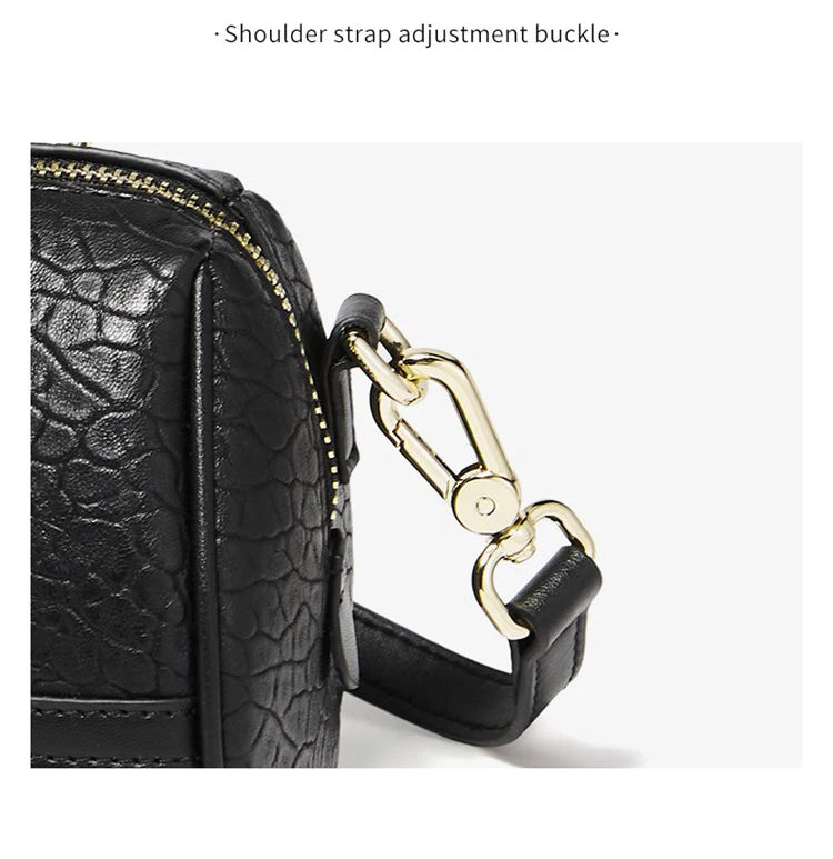 FOXER 2026 New Women's Handbag Fashion Barrel Bag Textured Cowhide Leather Lady Crossbody Bag Casual Commuter Shoulder Purse